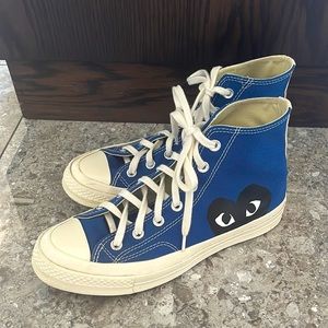 Blue Comme des garçons converse